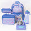Butterfly backpack lunch bag and matching pencil case purple bento box insulated food jar and water bottle | packing the kids school bag just got way more fun | Spixal