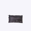 Matching black kids pencil case with dual zip opening, front view | Axis bundle | Spixal
