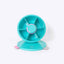 Roundie Bento Lunch Box Teal — 6 compartment round bento with centre dipping container | Spixal