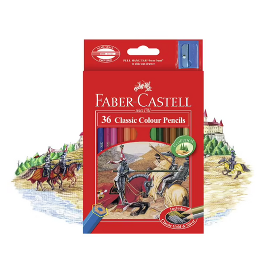 Faber Castell Coloured Pencils Classic Pack36