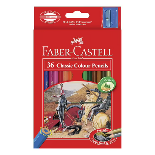 Faber Castell Coloured Pencils Classic Pack36 front