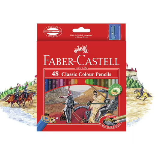 Faber Castell Coloured Pencils Classic Pack48 