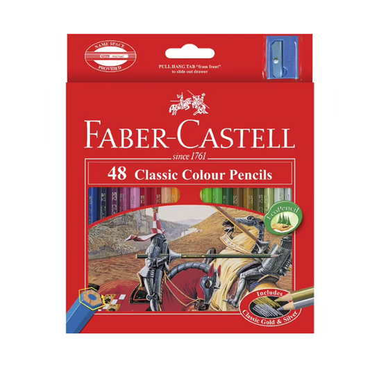 Faber Castell Coloured Pencils Classic Pack48 front