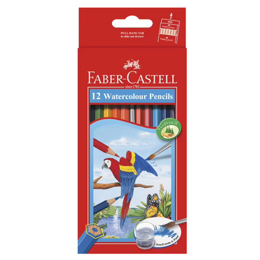 Faber Castell Coloured Pencils Watercolour Pack12
