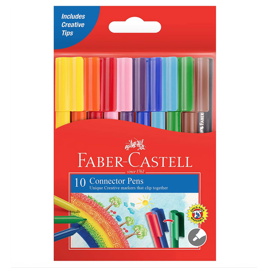 Faber Castell Connector Pen Marker 10 Pack