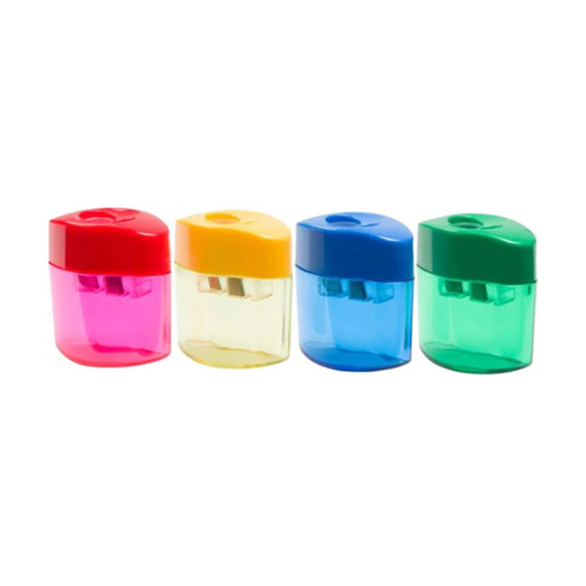Faber Castell Pencil Sharpener Wave 2 Hole available in 4 colors
