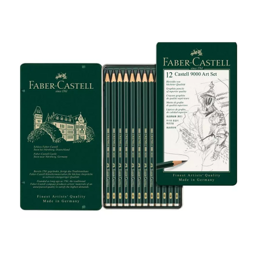 Faber Castell Pencils Graphite Artist Pencils Tin12