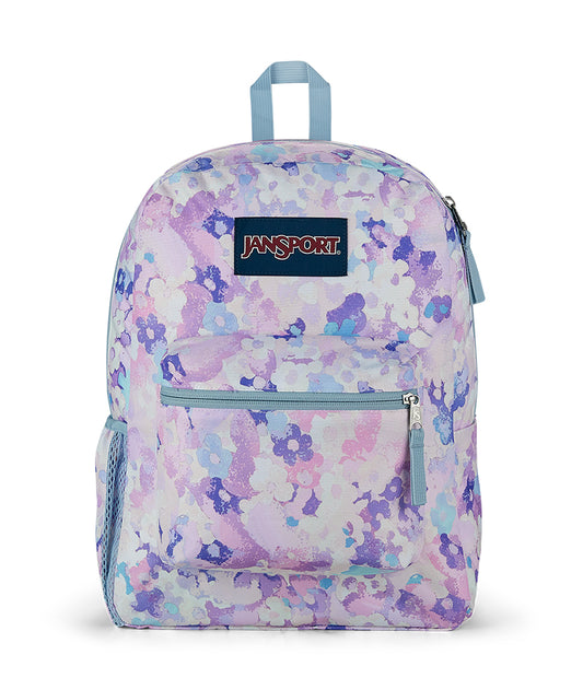 Jansport Cross Town Backpack Mystic Floral front view