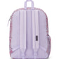 Jansport Cross Town Backpack Baby Blossom Pink back view