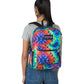 Jansport Cross Town Backpack Hippie Days Tie Dye wearing