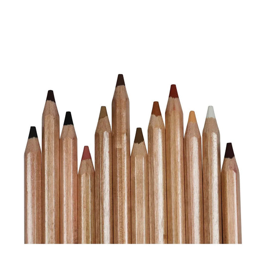 Mont Marte Skin Tints Pastel Pencils - 12 colours