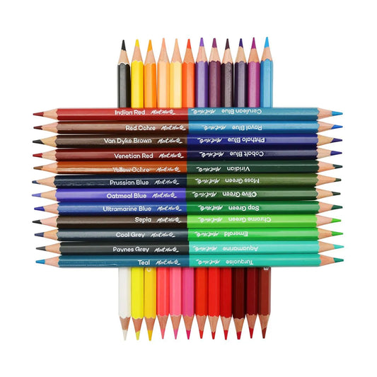 Mont Marte Duo Colour Pencils 24pc - 48 colours