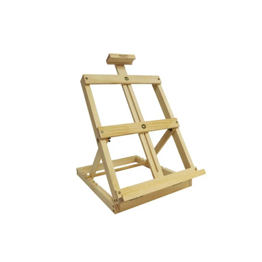 Mont Marte Table Easel Pine Small - height is easily adjustment