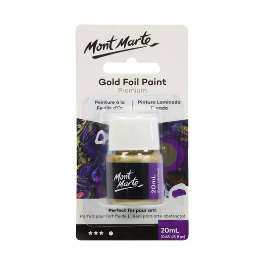 Mont Marte Gold Foil Paint - front view