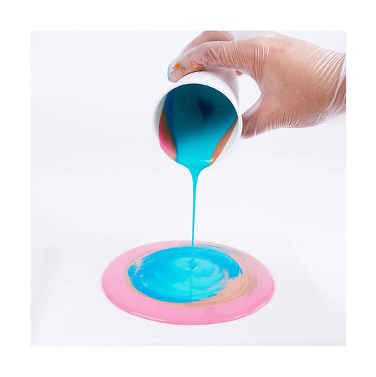 Mont Marte Pouring Paint 4pc 60ml - Flamingo - pre mixed and ready to pour