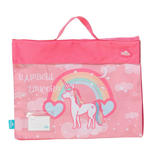 Spencil Homework & Library Bag Rainbow Unicorn