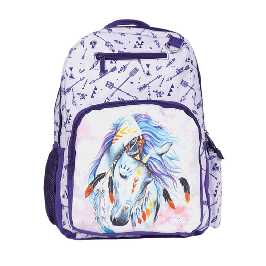 Spencil Big Kids School Bag Backpack Dreamcatcher Horse