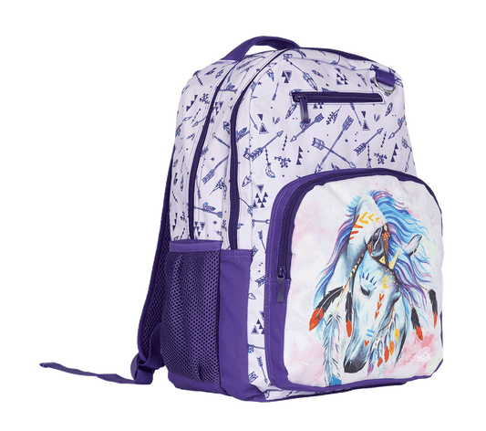 Spencil Big Kids School Bag Backpack Dreamcatcher Horse