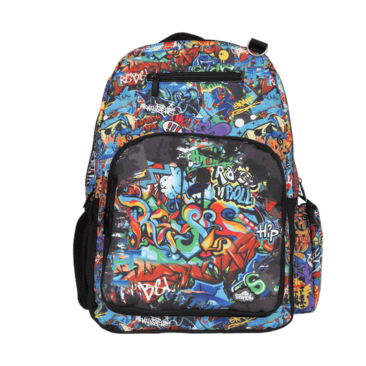 Spencil Big Kids School Bag Backpack Street Art