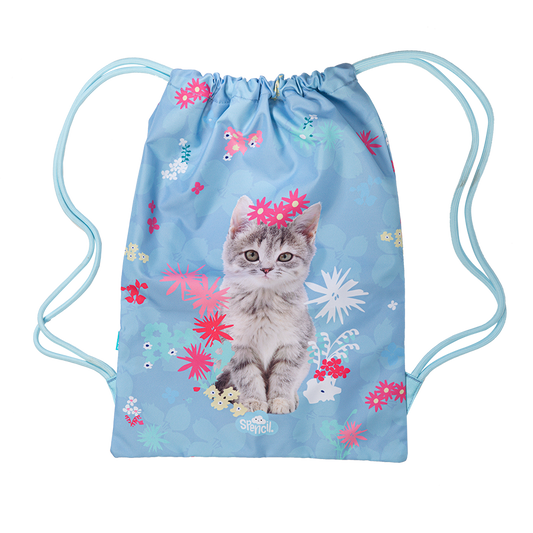 Spencil Big Drawstring Bag Miss Meow Kitten