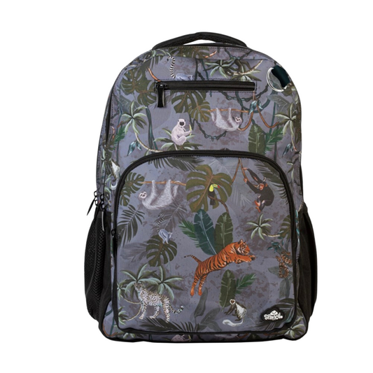 Spencil Big Kids School Bag Backpack Jungle Mayhem