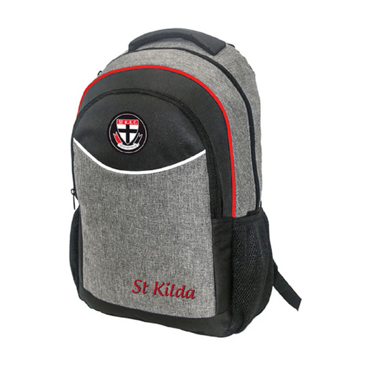 School Bag AFL Backpack Stealth St Kilda