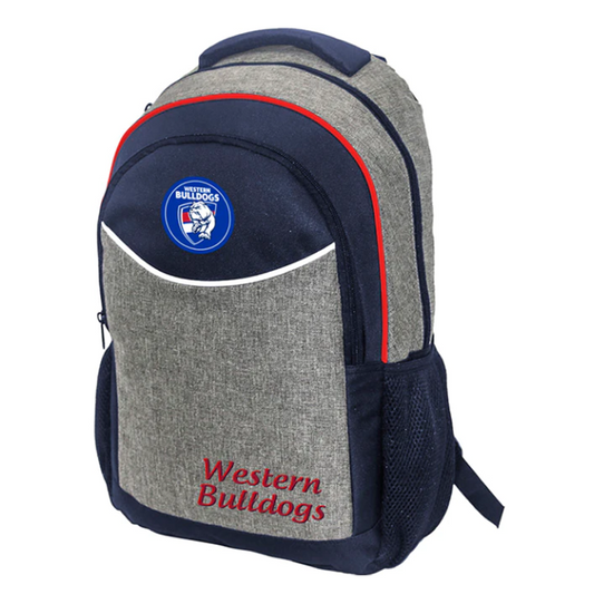 School Bag AFL Backpack Stealth Western Bulldogs