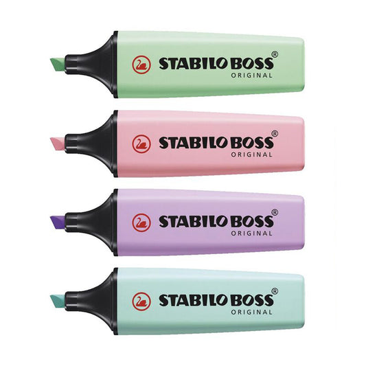 Stabilo Boss Pastel Highlighter 4 Pack