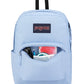Jansport Backpack Superbreak Blue Dusk 26Litre front inside pocket