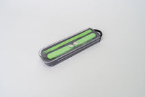 Kids Cutlery Set With Case For School Lunches Black