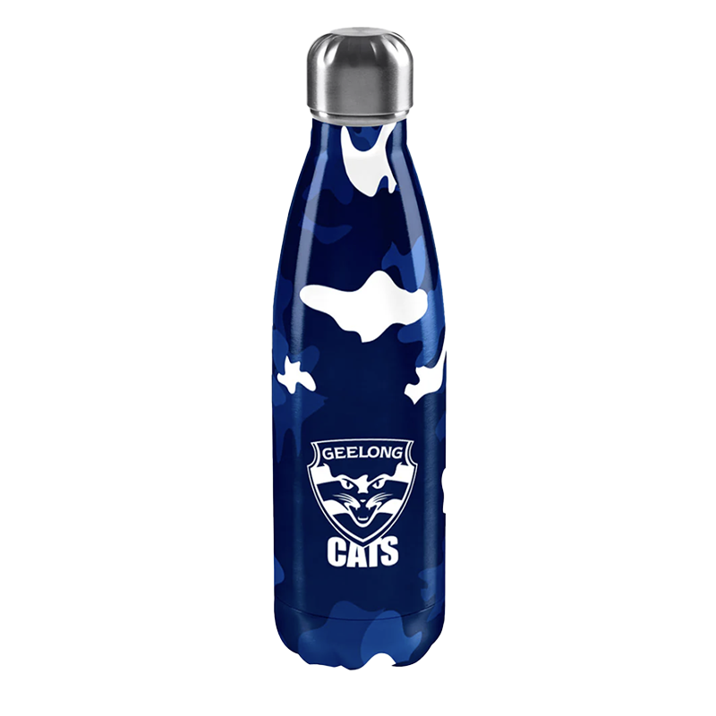 AFL Stainless Steel Double Wall Insulated Water Bottle Geelong Cats