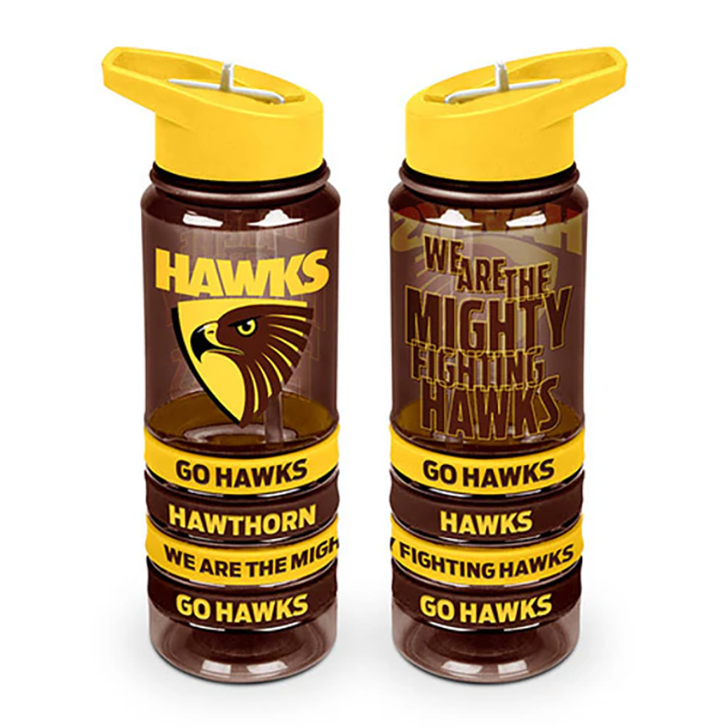 AFL Tritan Water Bottle Hawthorn Hawks