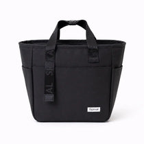 Large black insulated tote lunch bag work teens high school middle school from the Spixal commute series