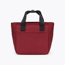 Large red insulated tote lunch bag work teens high school middle school from the Spixal commute series