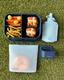 Kids Lunch Set Blue — bento snack box sandwich bag and yoghurt pouch bundle | Spixal