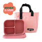 Spixal Lunch Bag & Bento Box Set - Pink