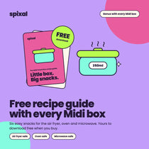 Silicone Midi Snack Boxes (3 Pack) - Leakproof - Brights
