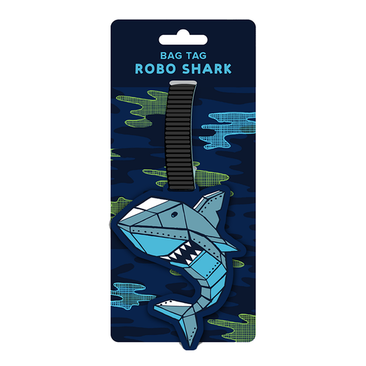 Spencil Bag Tag Robo Shark