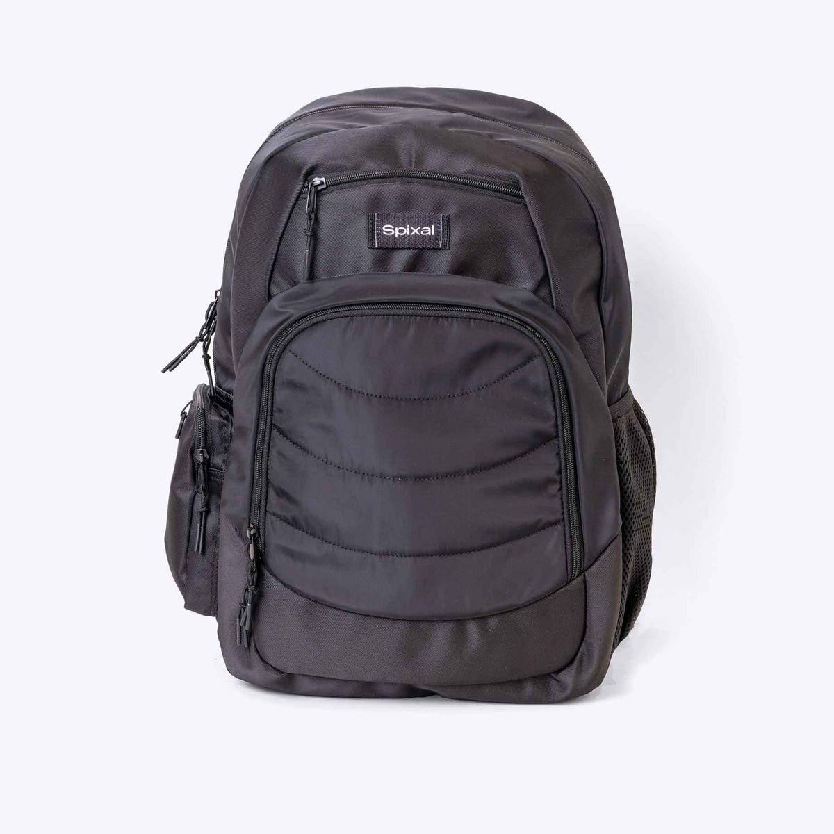 Black Axis 28L kids school backpack with 15 inch laptop sleeve | Spixal Main image