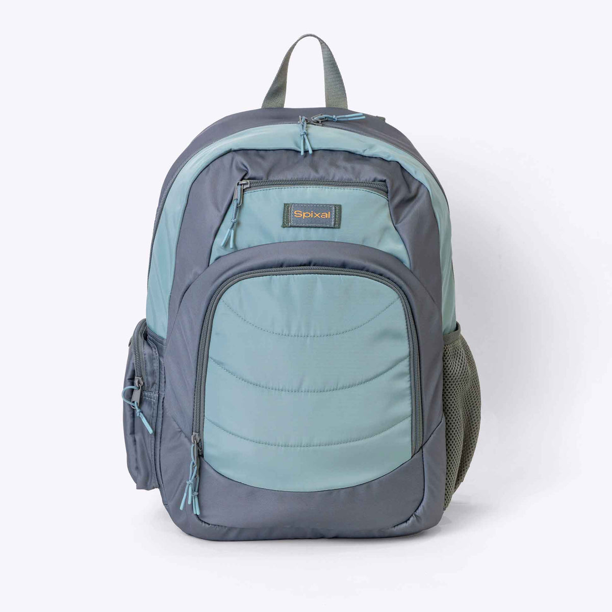 Green Axis 28L kids school backpack with 15 inch laptop sleeve | Spixal Main image