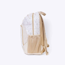 The Axis Backpack Leopard — detail and hardware close up | Spixal