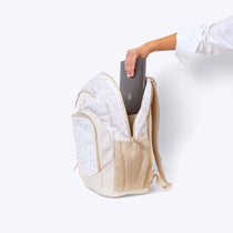 The Axis Backpack Leopard — side view | Spixal