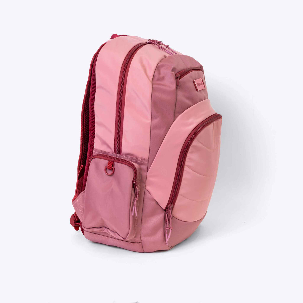 The Axis Backpack Pink — interior pockets and organisation detail | Spixal