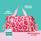 Spixal Pink & Black Leopard Print Travel Bundle