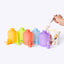 Spixal Silicone Reusable Yoghurt Pouches 5 Pack — refillable leakproof pouches for yoghurt and smoothies | Spixal
