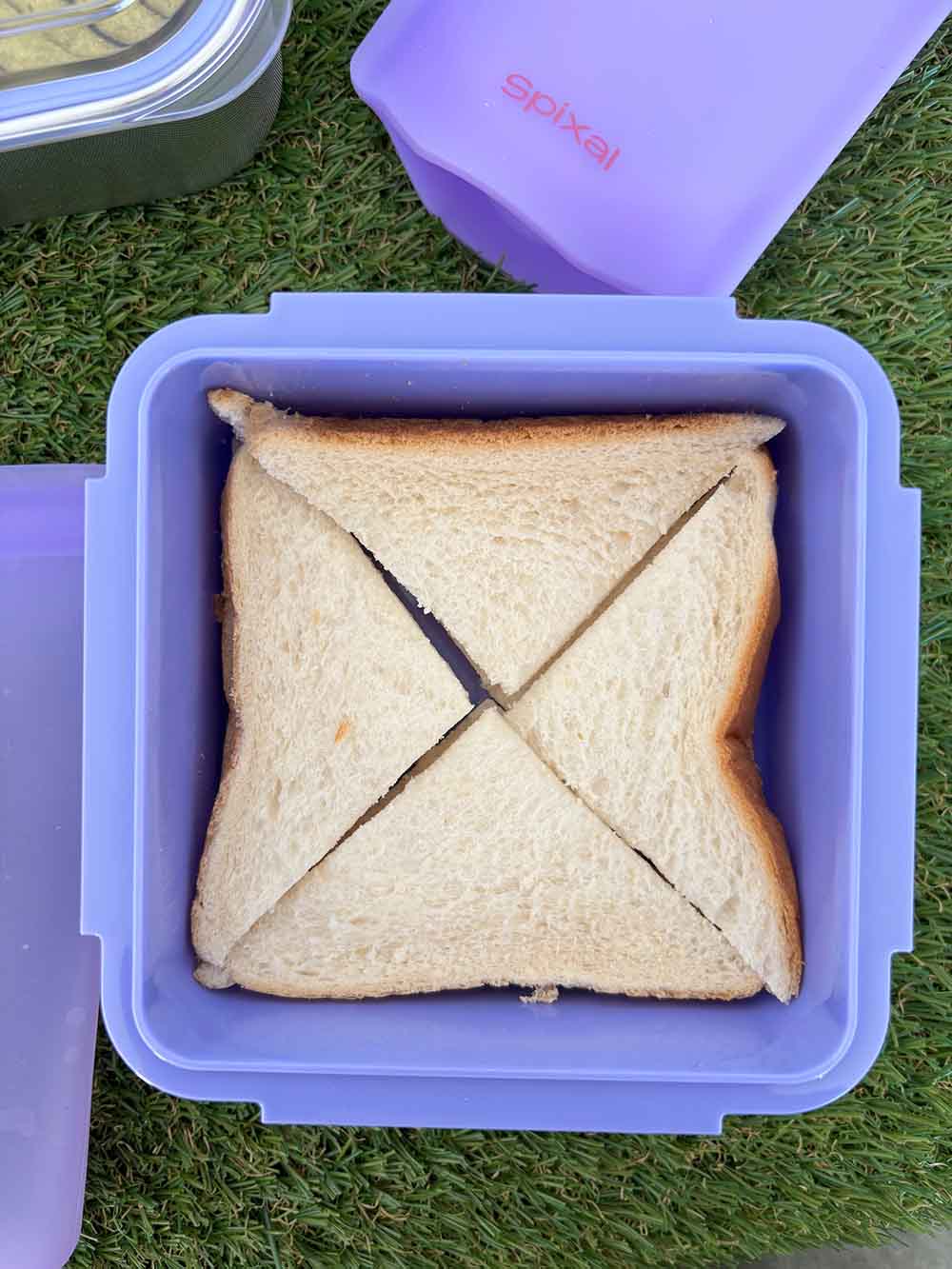 Crunch & Sip Snack Box - Flexi - Purple Secondary image