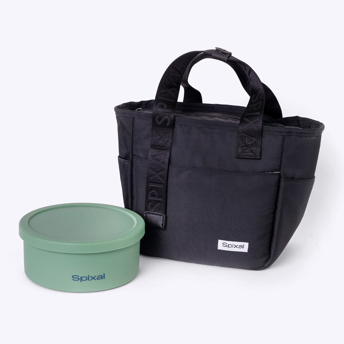 Commute Lunch Tote Habit System Green | Spixal Main image