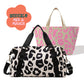 Spixal Black & Pink Leopard Print Travel Bundle