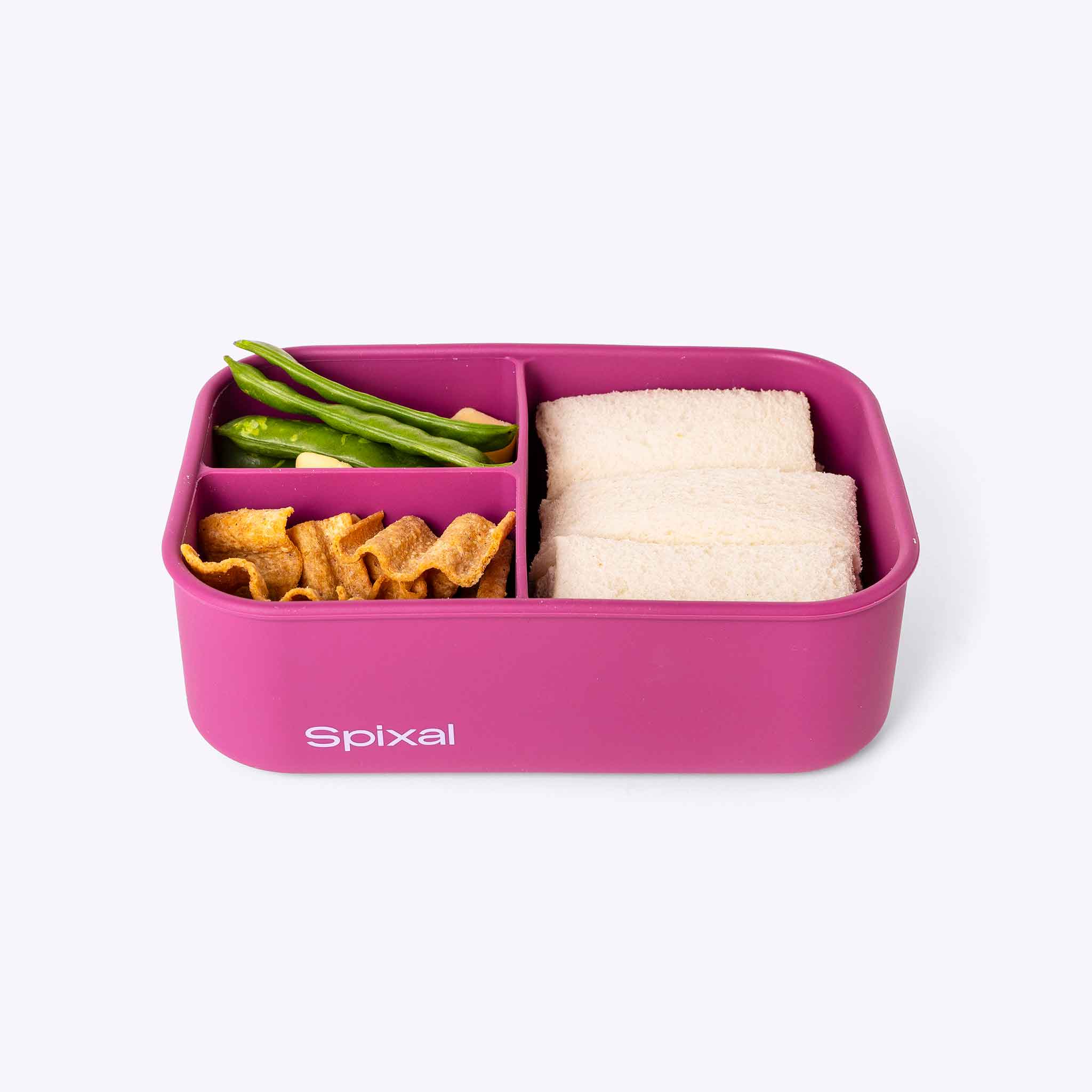 3 Compartment Bento Pink Secondary image