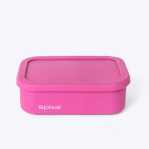 3 Compartment Bento Pink — styled lifestyle shot | Spixal